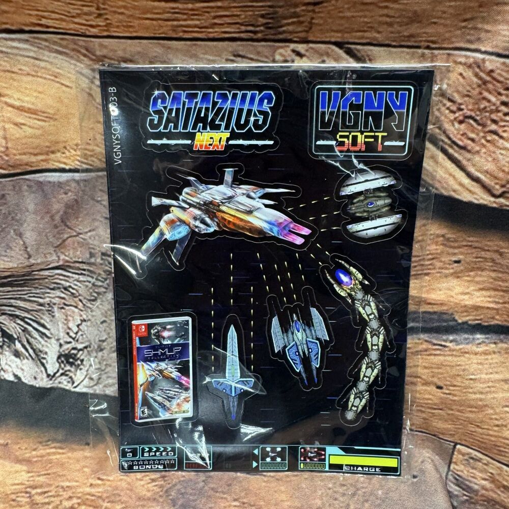 SATAZIUS NEXT VGNYsoft Magnet Sheet Nintendo Switch SHMUP Collection